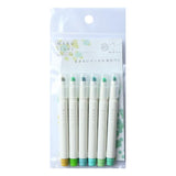 Kobaru Maru Liner Dot Markers Fresh Green Set of 6