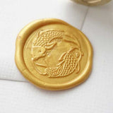 Koi Fish Wax Seal Stamp (No Handle)