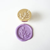 Lavender Flowers Wax Seal Stamp with Handle