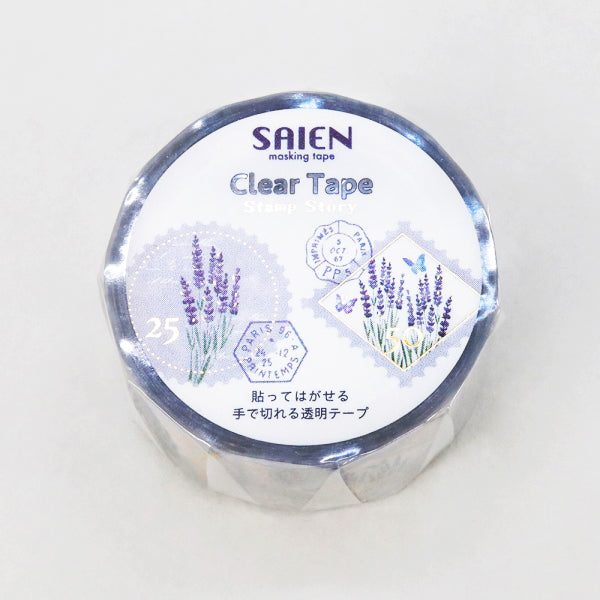 Lavender Stamp Story Clear Tape