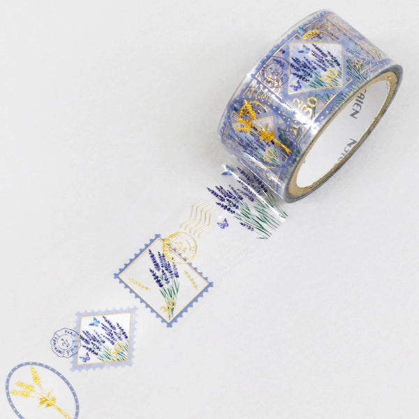 Lavender Stamp Story Clear Tape