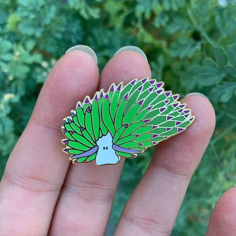 Leaf Sheep Sea Slug Pin - 25% To Charity