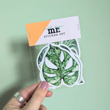 Tropical Leaves Sticker Pack - Set of 6