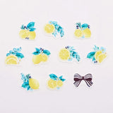 Lemon Wreath Washi Roll Sticker Bande