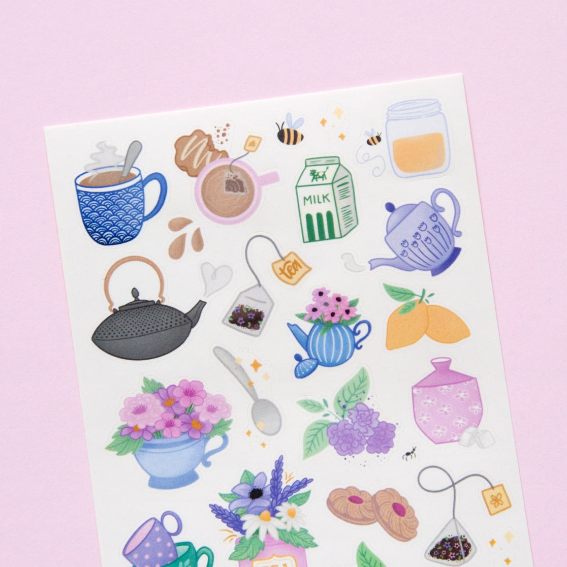 Let's Drink Some Tea Sticker Sheet