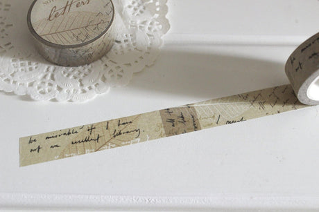 Letters Washi Tape Note & Wish