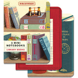 Cavallini & Co. Mini Notebook Set - Library Books