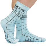 Library Card Socks