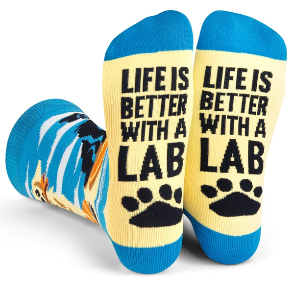 Life Is Better with A Lab (Labrador Retriever) Socks