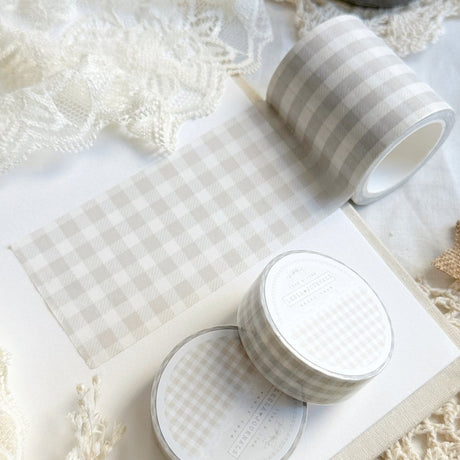 Light Gray Plaid Washi Tape 50mm