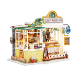 Light Music Bar Diy Miniature House Kit