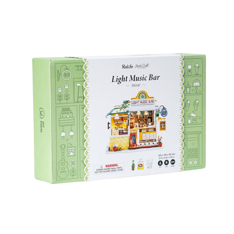 Light Music Bar Diy Miniature House Kit