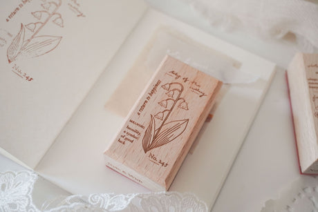 Lily of the Valley Rubber Stamp