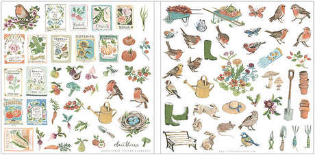 Little Robin Redbreast Paper Pad 12"X12" 40/Pkg