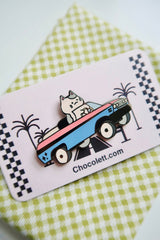 Pin de esmalte de gato Lowrider