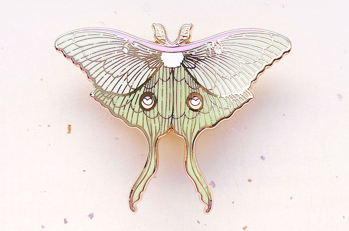 Luna Moth (Actias Luna) Enamel Pin