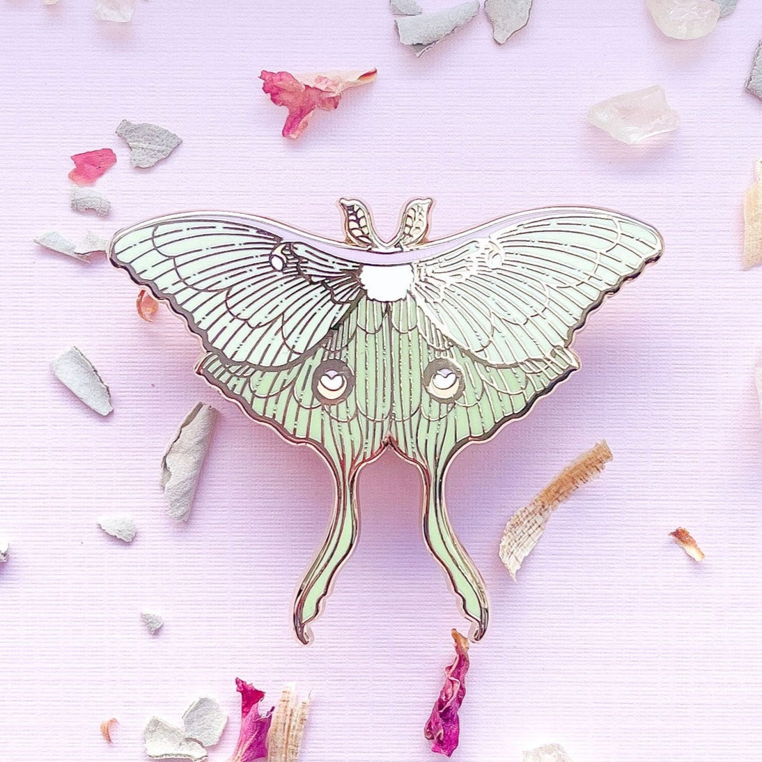 Luna Moth (Actias Luna) Enamel Pin