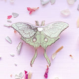 Luna Moth (Actias Luna) Enamel Pin