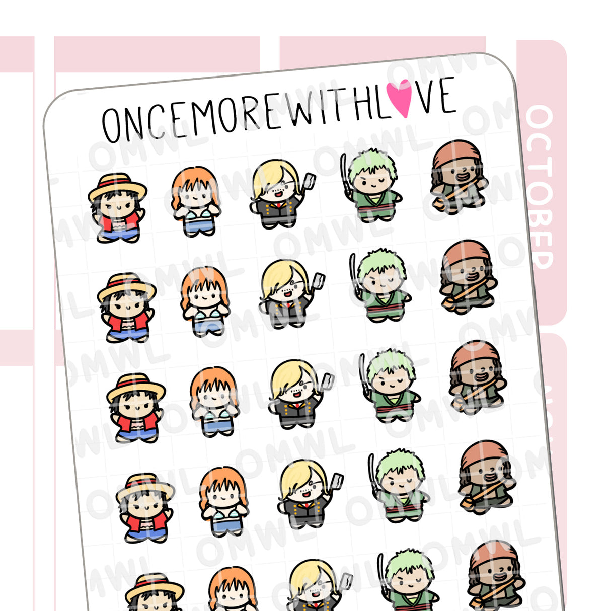 M1387 One Piece Sticker