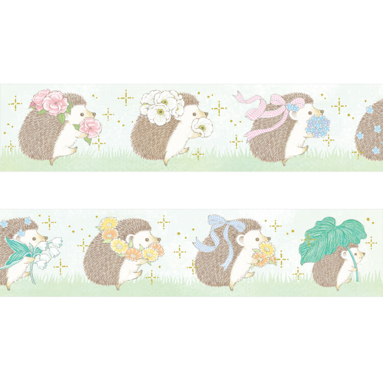 Papier Platz x MILINA Love Hedgehog Washi Tape