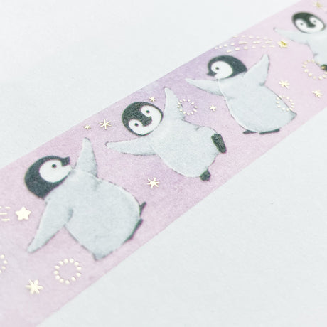 Papier Platz x MILINA Love Penguin Washi Tape