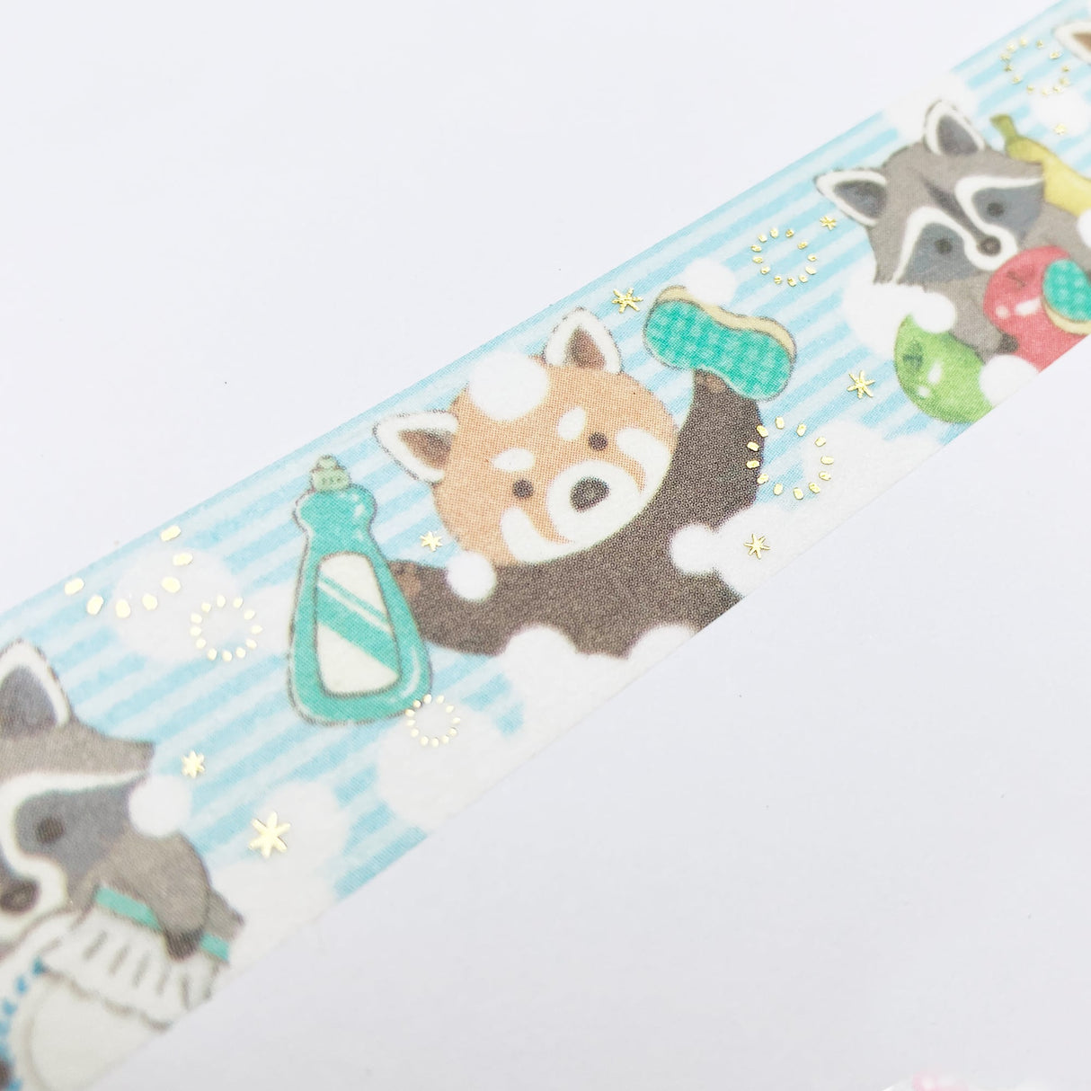 Papier Platz x MILINA Love Red Panda & Raccoon Washi Tape