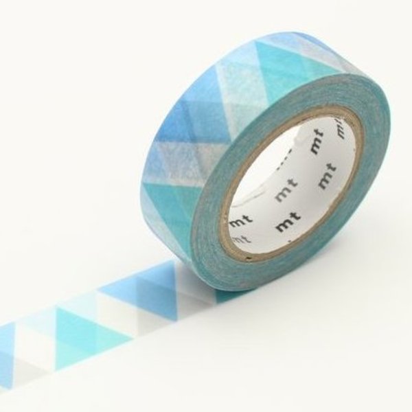 MT Washi Tape Triangle and Diamond Blue