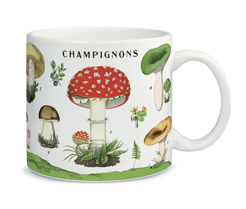 Cavallini & Co. Mushrooms Vintage Mug