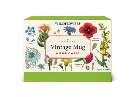 Cavallini & Co. Wildflowers Vintage Mug