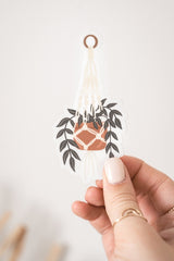 Macrame Plant Hanger Sticker