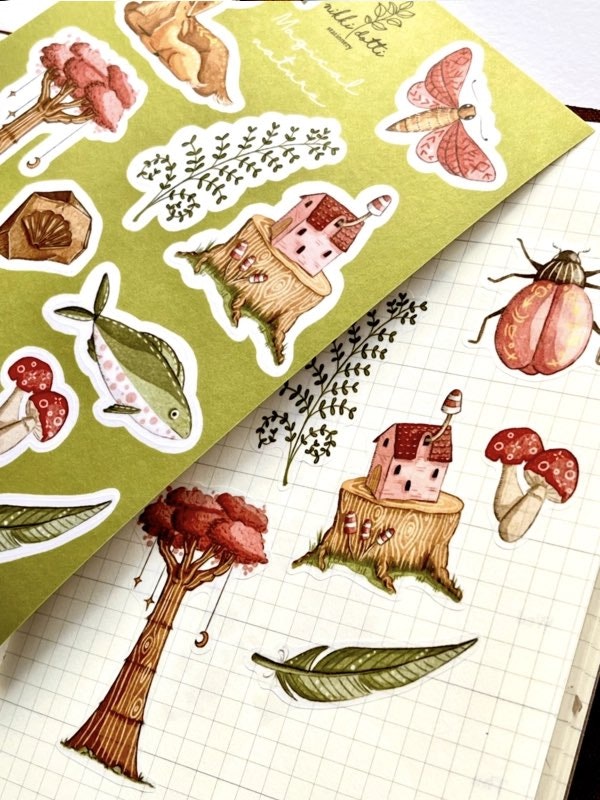 Magical Nature Washi Sticker Sheet