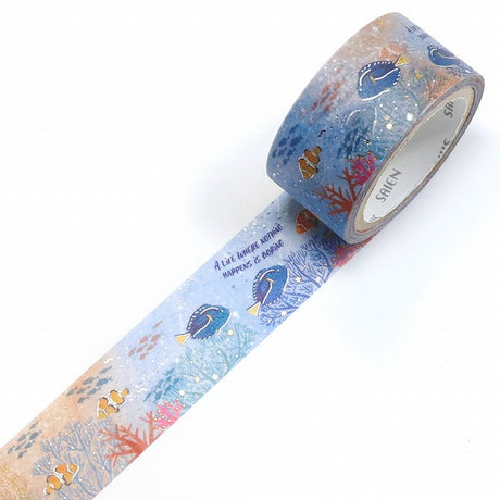 Marine Life Coral Reef Washi Tape