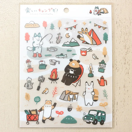 Masao Takahata Camping Fun Sticker