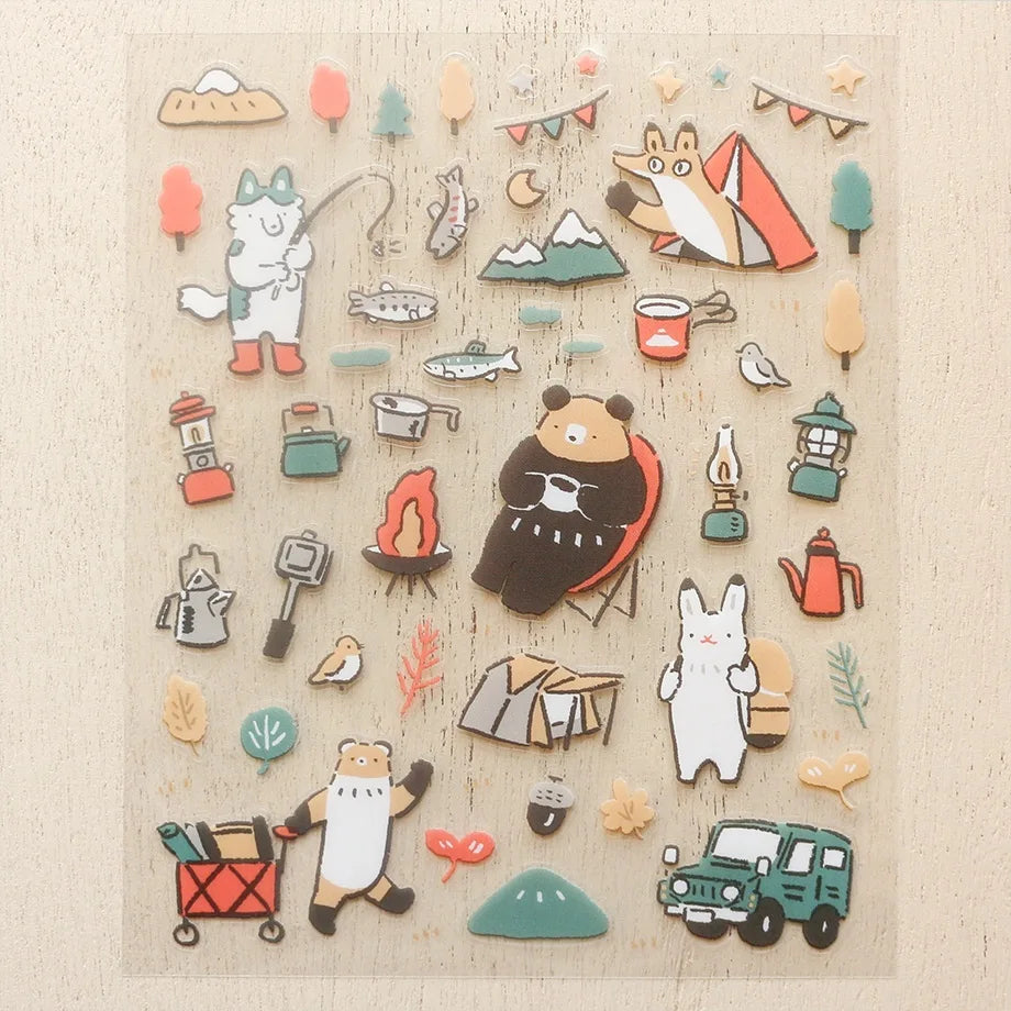 Masao Takahata Camping Fun Sticker