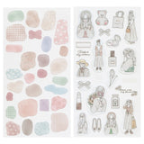 Masking On Seal Girly Beige Stickers