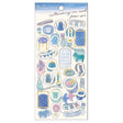 Masking On Seal Pattern Azure (2 sheets)