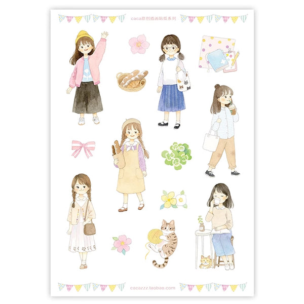 Me Time Sticker Sheet A5