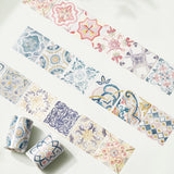 Mediterranean Tiles Wide Washi / PET Tape