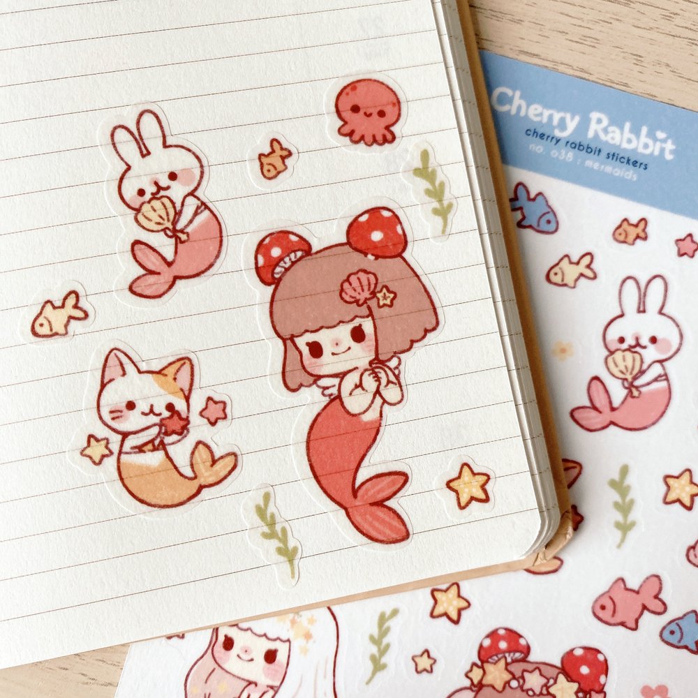 Mermaids Sticker Sheet