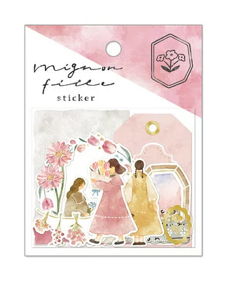 Mignon Feuille Sticker Flakes - Flower