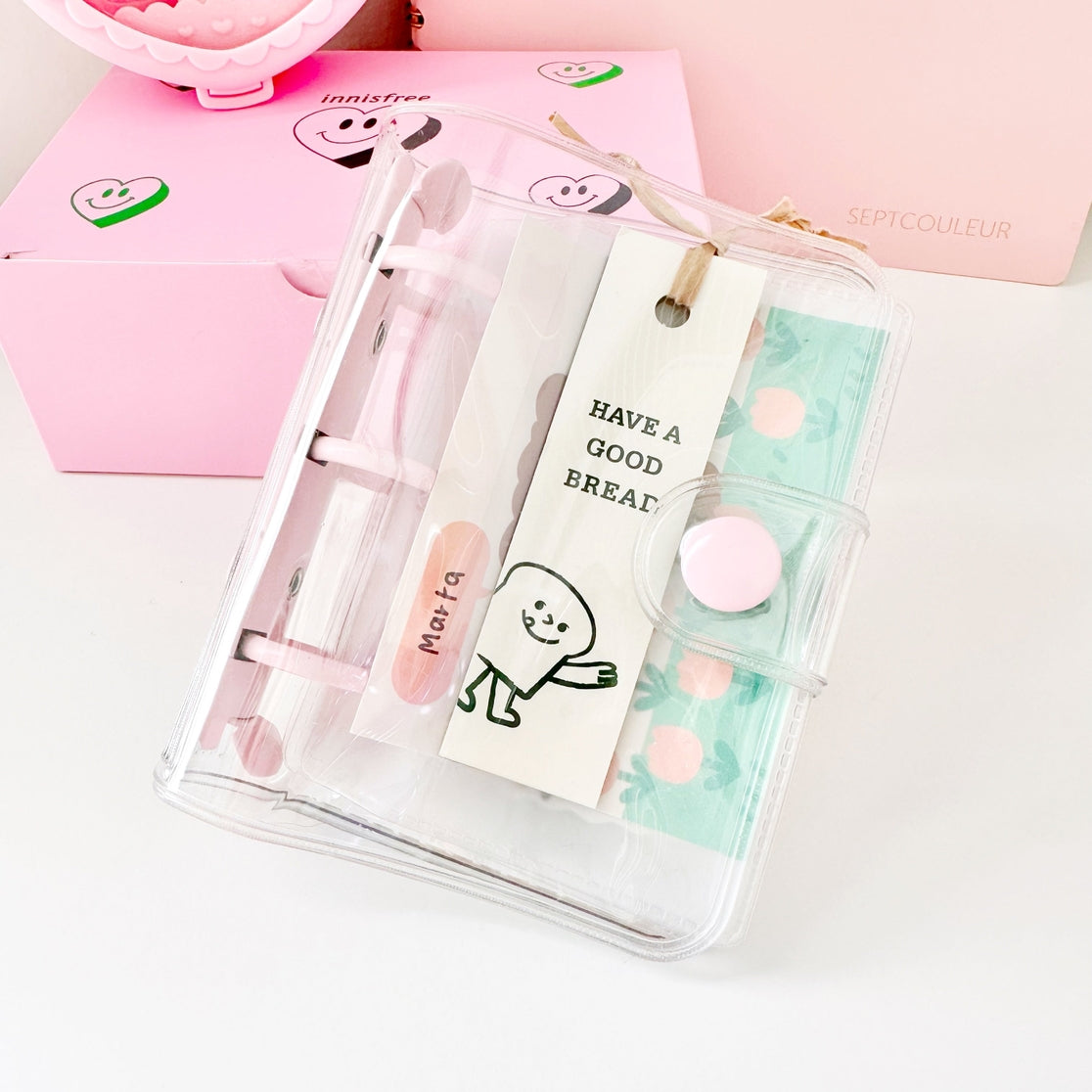 Mini Clear Binder