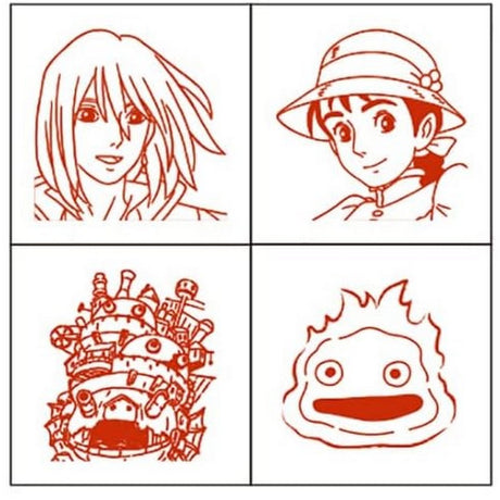 Studio Ghibli Howl's Moving Castle Mini Stamp