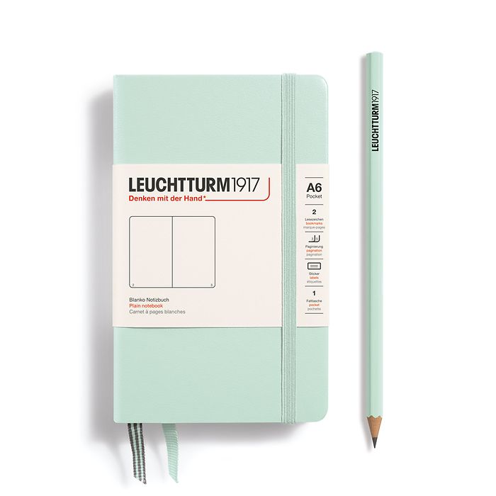 Mint Hardcover Pocket Notebook