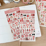 Miss Rabbit Makeup Sticker Sheet