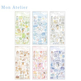 Cafe Tracing Sticker Mon Atelier