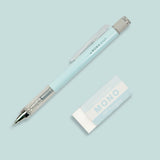 Mono Graph Mechanical Pencil + Eraser Set Ice Blue