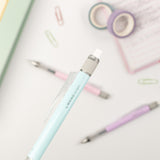 Mono Graph Mechanical Pencil + Eraser Set Ice Blue