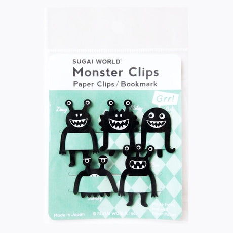 Monster Clip Family Paperclip / Bookmark