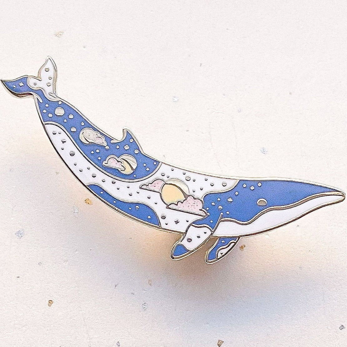 Moons Minke Whale (Lunar Light) Pin