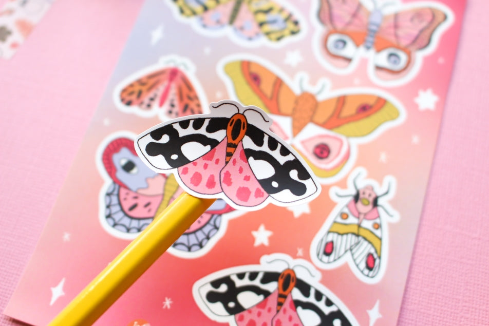 Moth Sticker Sheet